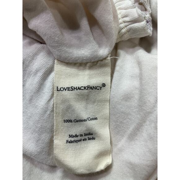 Loveshackfancy 'Ruffle' White Mini Skirt Size M - Picture 5 of 5
